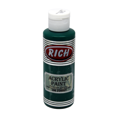 R-206 Ακρυλικό Χρώμα Emerald Green 120ml Rich